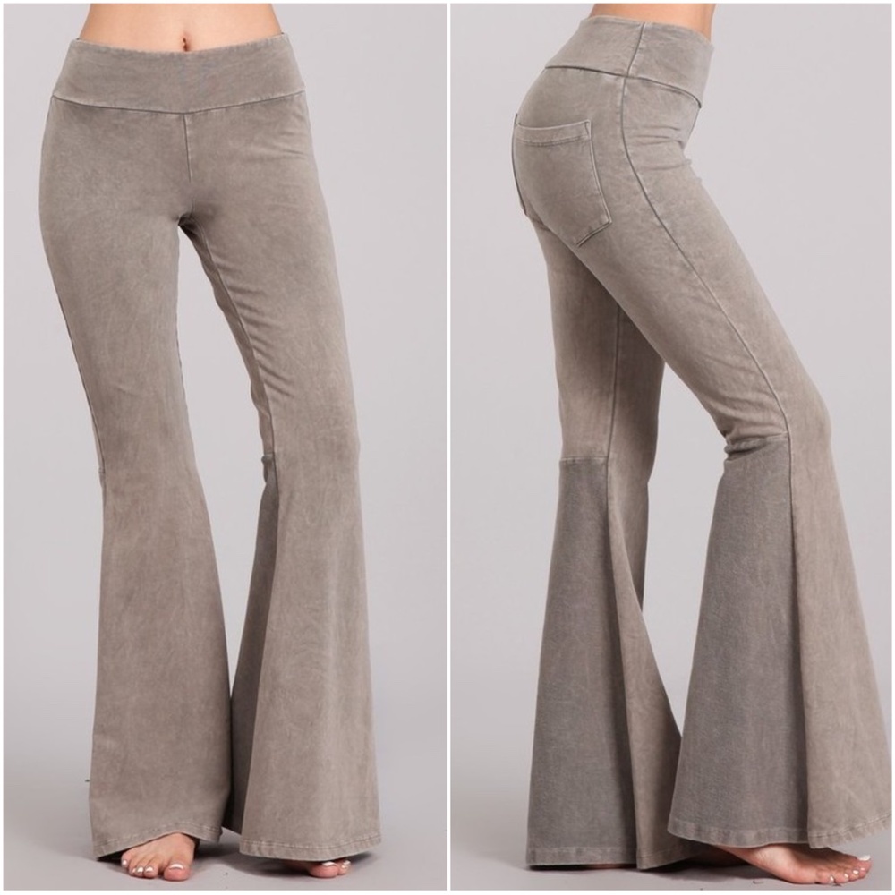 Boho Print Wide Leg Palazzo Pants